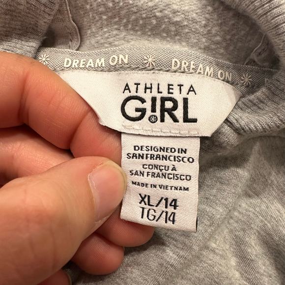 Athleta Girl Grey Zipper Jumpsuit Romper - Picture 9 of 9